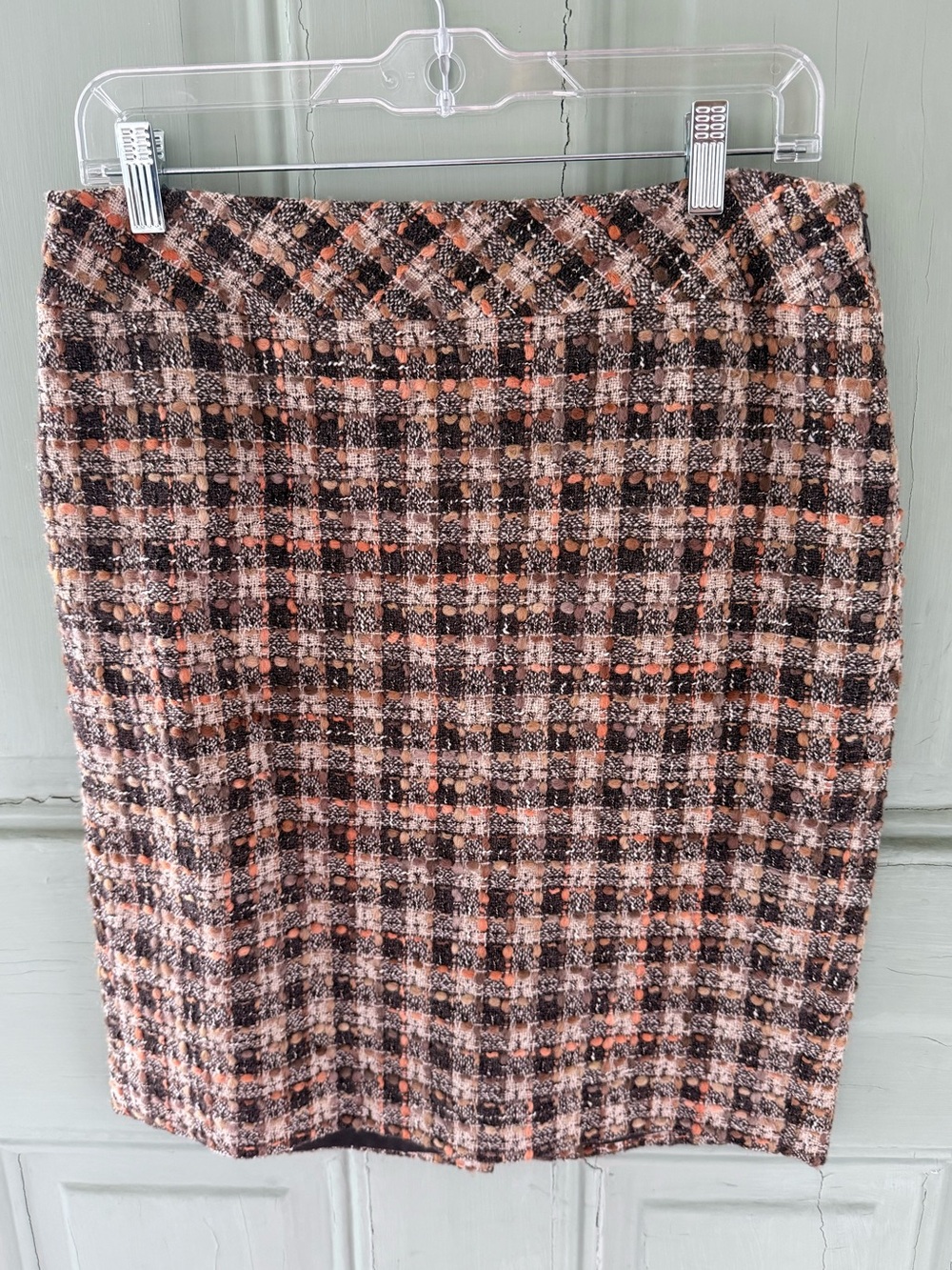Gorgeous Fall Colors Tweed Wool Skirt